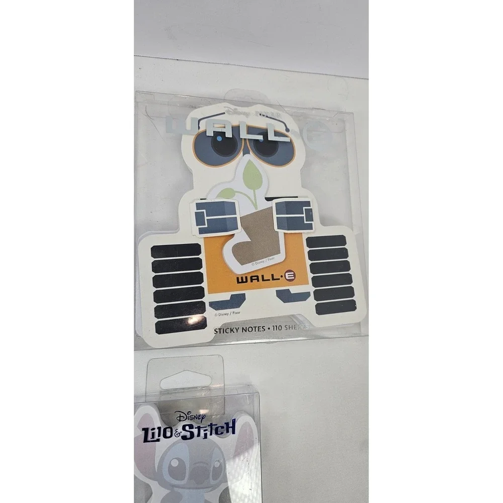 Disney Sticky Notes Lot BoxLunch Dumbo WALL-E Stitch Mickey Pixar -- New!‎